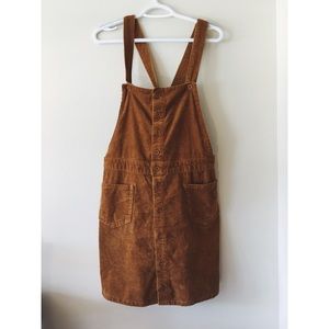 Corduroy Overall Dress